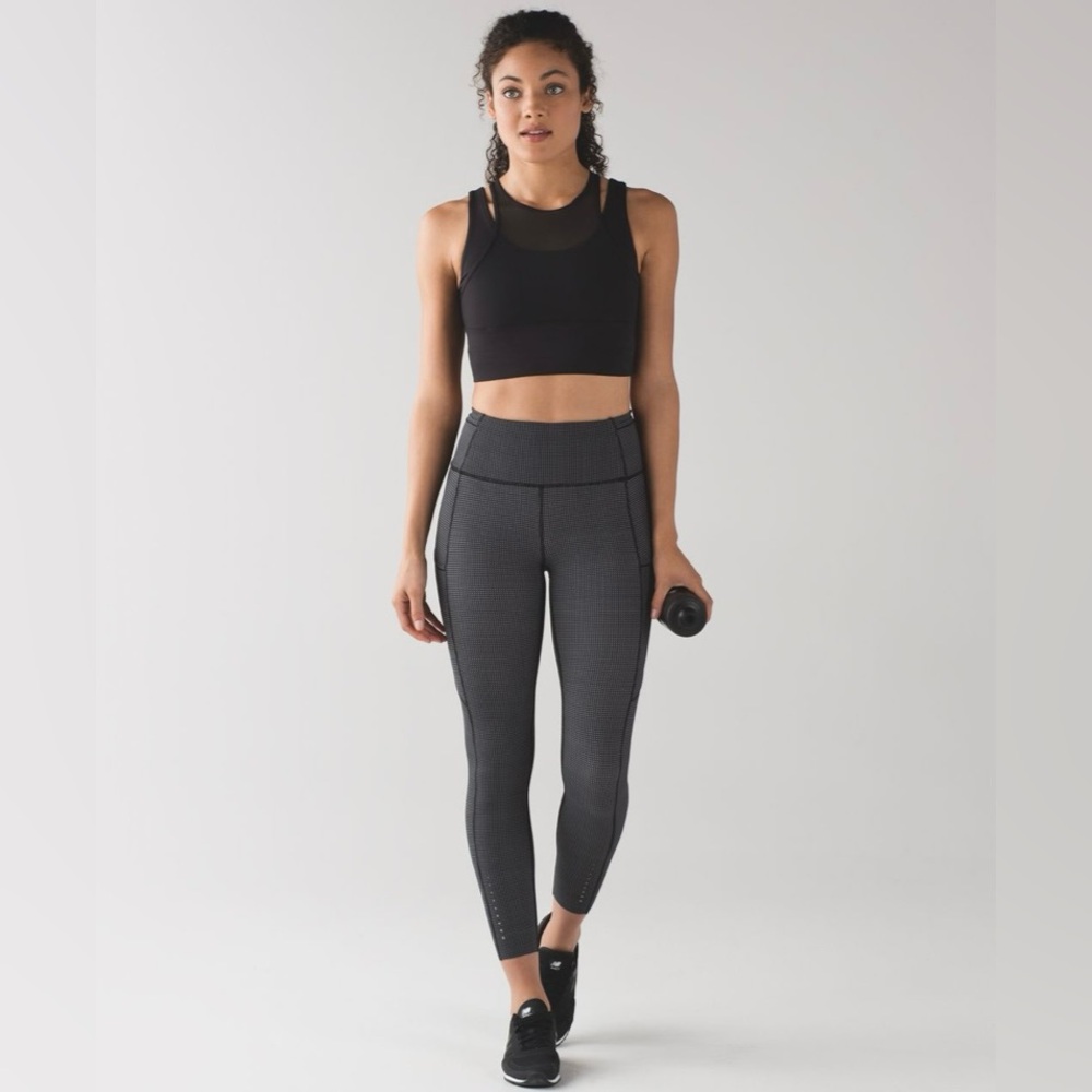 Lululemon fast and free 7/8 run tights.